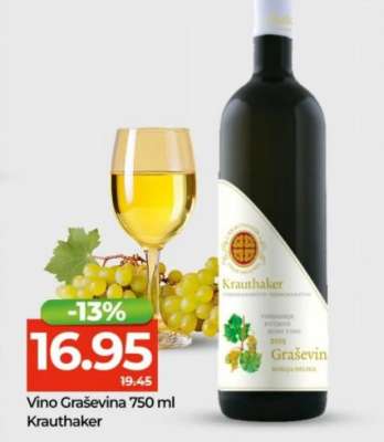 Vino Graševina 750 ml Krauthaker