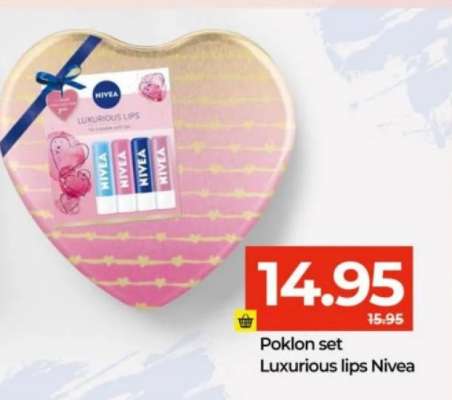 Poklon set Luxurious lips, Nivea