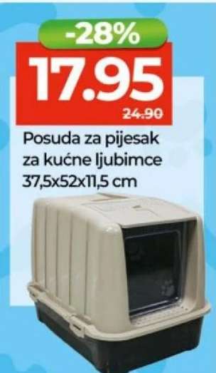 Posuda za pijesak za kućne ljubimce