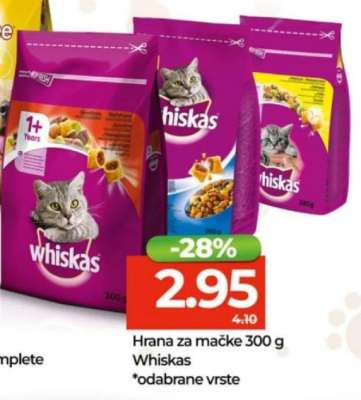 Hrana za mačke 300 g Whiskas
