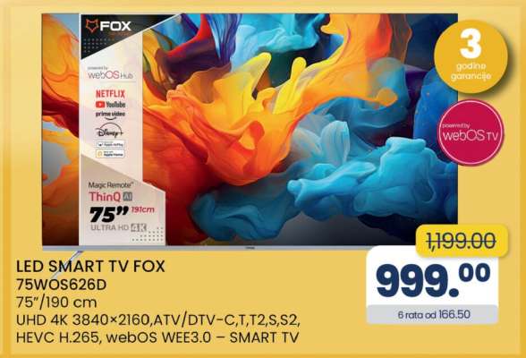 LED SMART TV FOX