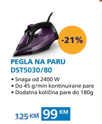 Pegla na paru DST5030/80