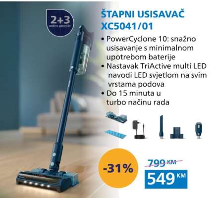 Štapni usisavač XC5041/01