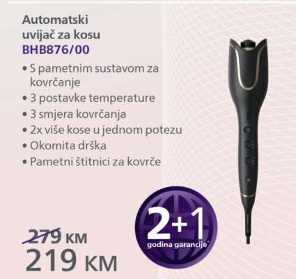 Automatski uvijač za kosu BHB876/00