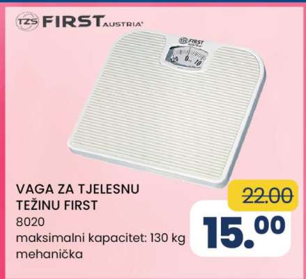 VAGA ZA TJELESNU TEŽINU FIRST