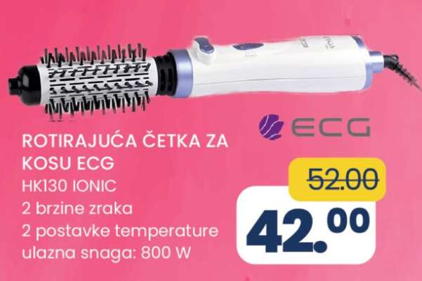 ROTIRAJUĆA ČETKA ZA KOSU ECG
