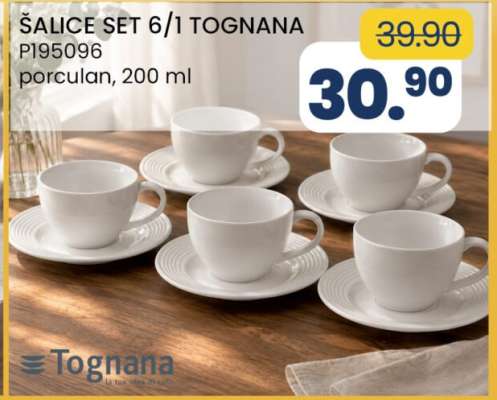 ŠALICE SET 6/1 TOGNANA