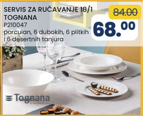 SERVIS ZA RUČAVANJE 18/1 TOGNANA
