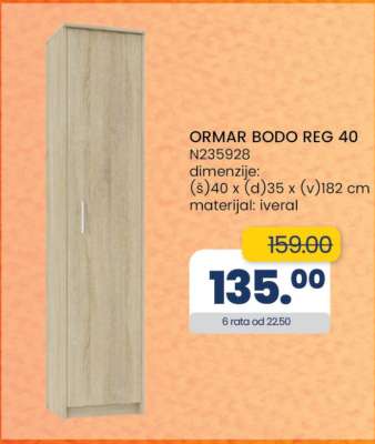 ORMAR BODO REG 40