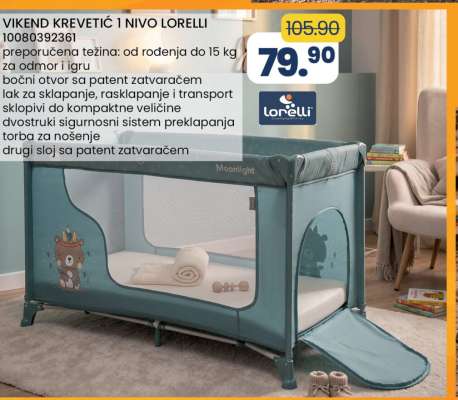 VIKEND KREVETIĆ 1 NIVO LORELLI