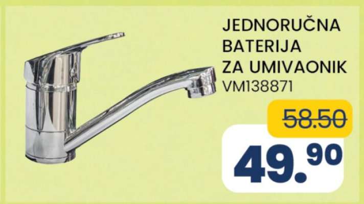 Jednoručna baterija za umivaonik VM138871