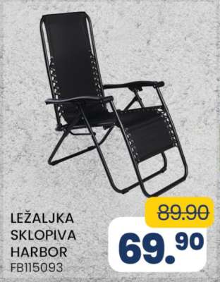LEŽALJKA SKLOPIVA HARBOR FB115093