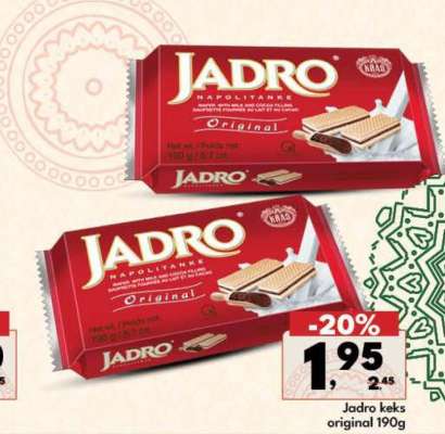 Jadro keks original 190g