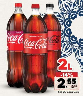 Sok, 2L Coca Cola