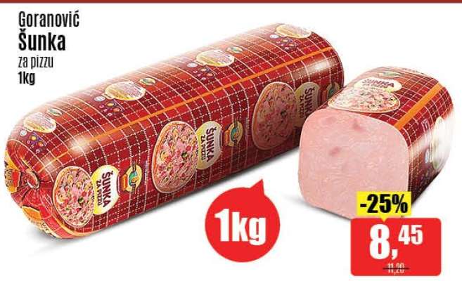 Goranović Šunka za pizzu
