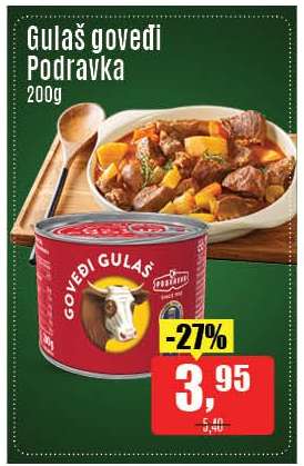Gulaš govedi Podravka