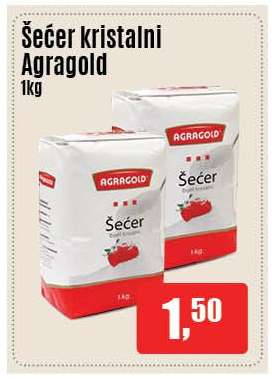Šećer, kristalni Agragold