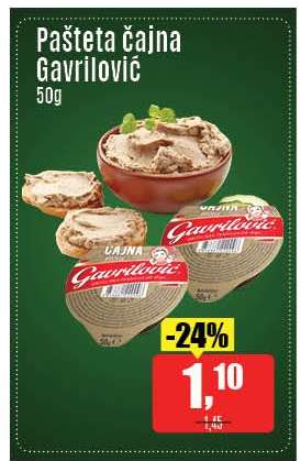 Pašteta čajna Gavrilović