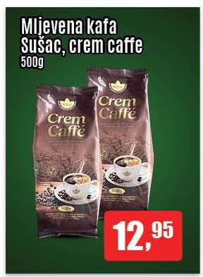Mljevena kafa Sušac, crem caffe