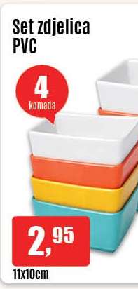 Set zdjelica PVC