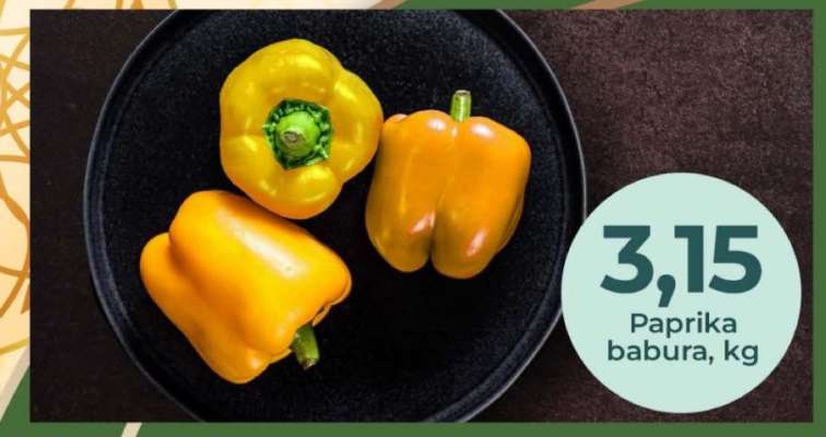 Paprika babura, kg