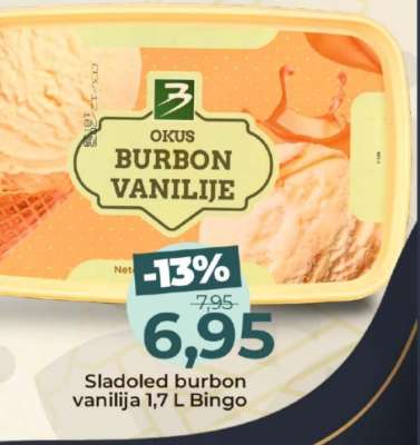 Sladoled burbon vanilija
