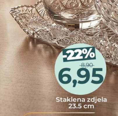 Staklena zdjela