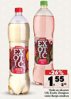 Voda sa okusom 1,5L Exotic