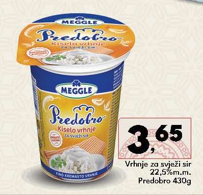 Meggle Predobro Kiselo Vrhnje