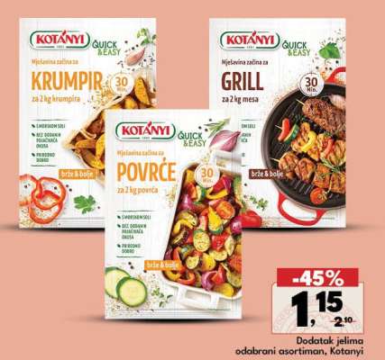Kotanyi Quick & Easy Dodatak jelima
