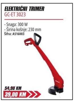 ELEKTRIČNI TRIMER GC-ET 3023