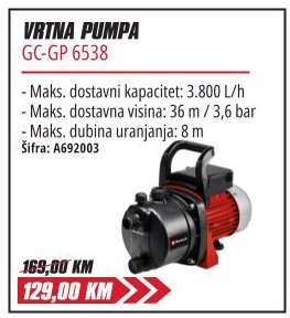VRTNA PUMPA GC-GP 6538