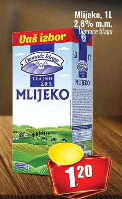 Mlijeko 1L
