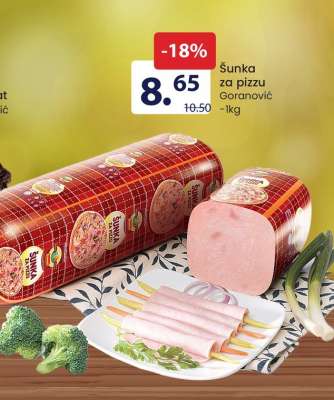 ŠUNKA ZA PIZZU Goranović