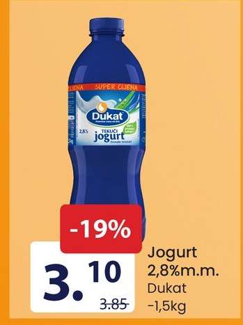 Jogurt 2,8%m.m. Dukat