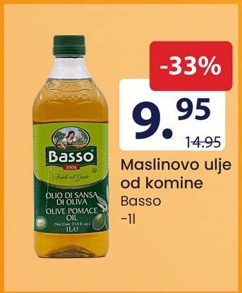 Maslinovo ulje od komine Basso