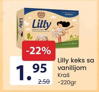 Lilly keks sa vanilijom