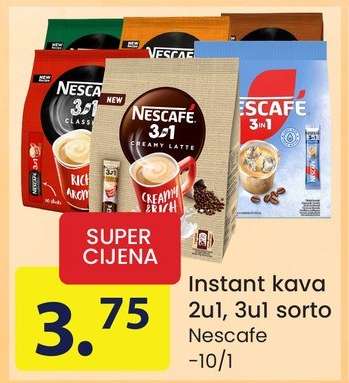 Instant kava 2u1, 3u1 sorto