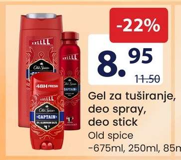 Gel za tuširanje, deo spray, deo stick