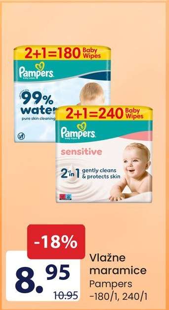 Vlažne maramice Pampers