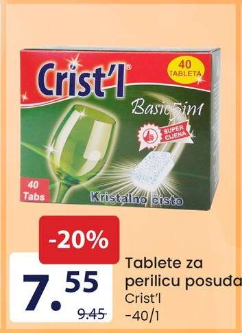 Tablete za perilicu posuđa