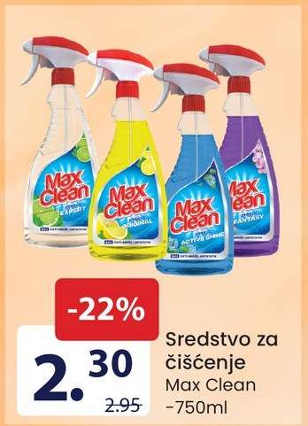 Sredstvo za čišćenje Max Clean