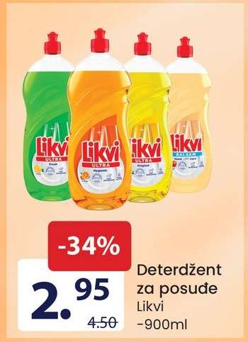 Deterdžent za posuđe Likvi