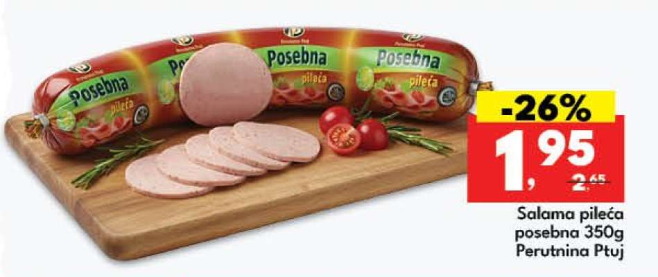 Salama pileća posebna 350g Perutnina Ptuj