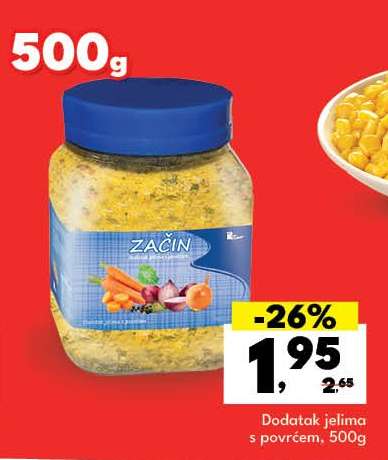 Dodatak jelima s povrćem