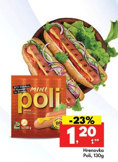 Hrenovka Poli 130g