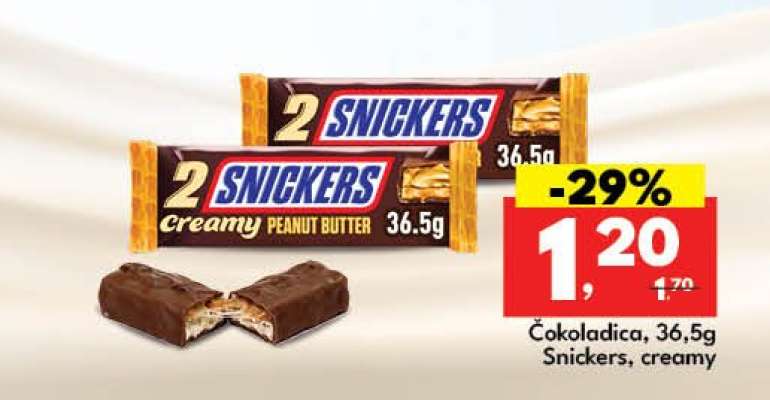 Snickers, creamy