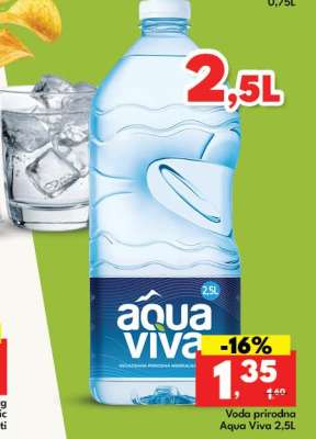 Voda prirodna Aqua Viva 2,5L