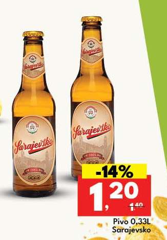 Pivo 0,33L Sarajevsko