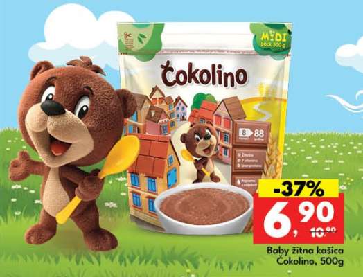 Baby žitna kašica Čokolino, 500g